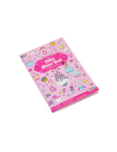 Glitter Stickerboek A5 - Roze