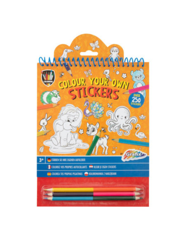 Kleur je Eigen Stickers met...