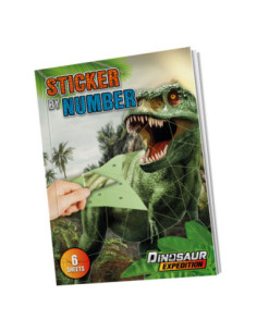 Dino Stickeren op Nummer