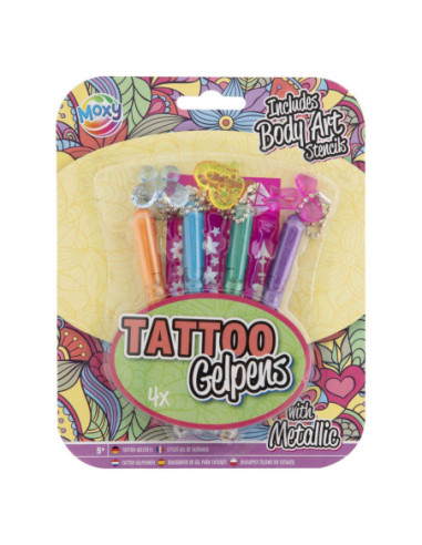 Tattoo Gelpennen Metallic met...