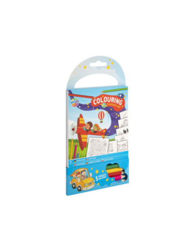 Kleur- en Activiteiten Set Blauw met...