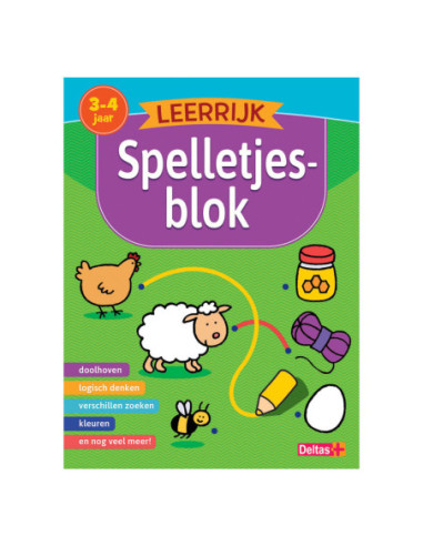 Leerrijk Spelletjesblok (3-4 j.)