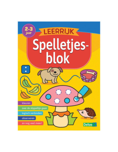 Leerrijk spelletjesblok 2-3 jaar