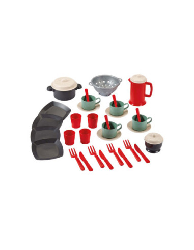 Ecoiffier 100% Chef Eetset met Pannen...