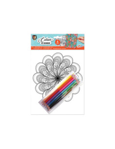 Kleuren op Nummer A4 - Mandala