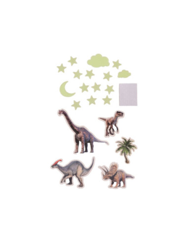 Glow in the Dark Dino Muurstickers