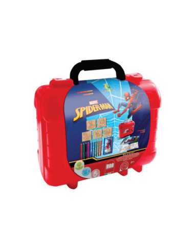 Spiderman Reis Stempel- en Kleurkoffer