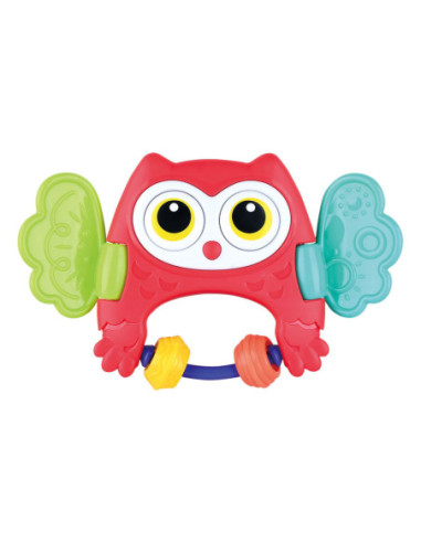 Play Peekaboo Uil Rammelaar Rood