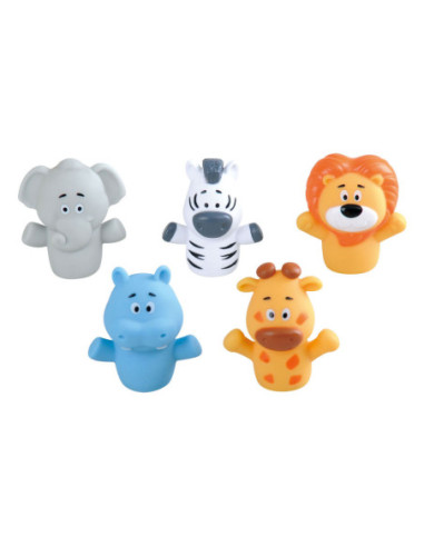 Play Vingerpoppetjes Wild Safari 5st.