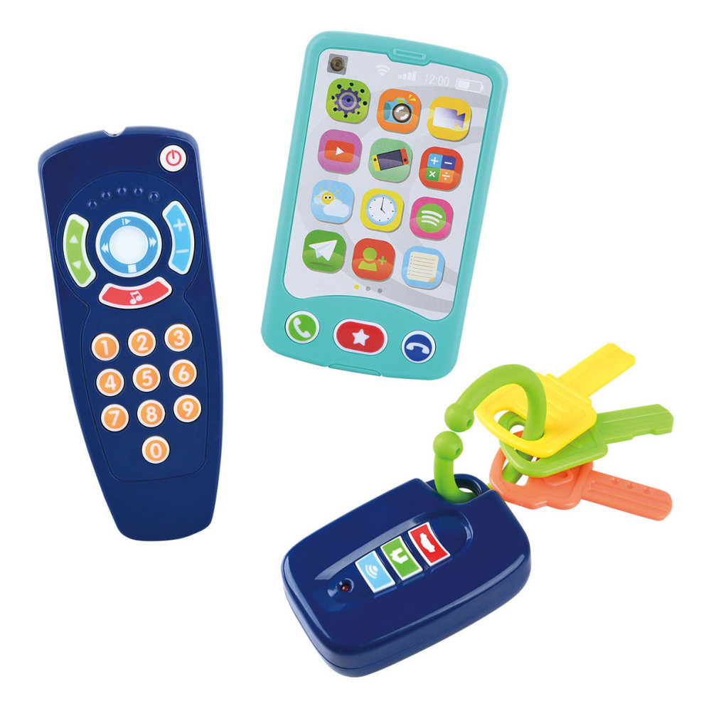 Play Baby Speeltjes Sleutel Afstandsbediening en Telefoon 3dlg.