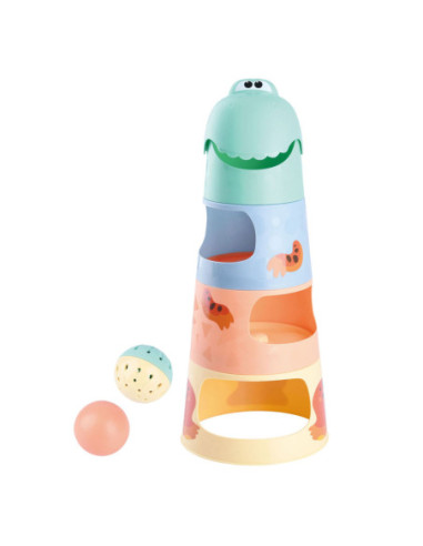 Play Dino Stapeltoren met Ballen 6dlg.