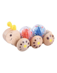 Play Houten Rollende Rups