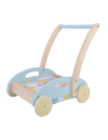 Woezel en Pip Baby Blokkenkar Loopwagen