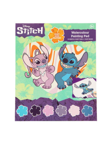 Stitch Kleuren met Water Kleurblok...
