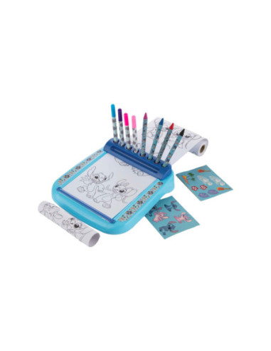 Stitch Tekenbord met Rol Kleurset 12dlg.