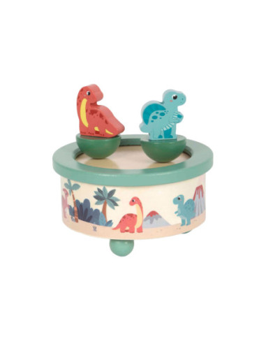 Small Foot - Houten Muziekdoos Dino