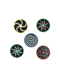 Holografische Tollen Set van 5