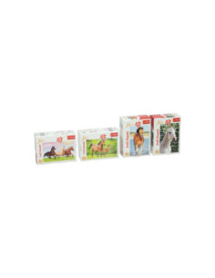 Mini Puzzel Paarden 54st.