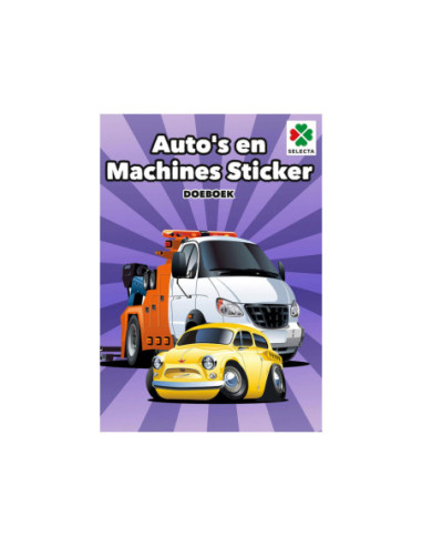 Auto’s en Machines Sticker Doeboek