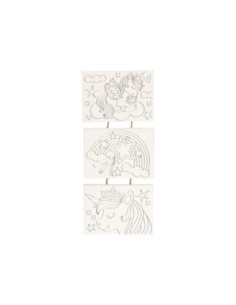 Canvas Schilderset Eenhoorn...