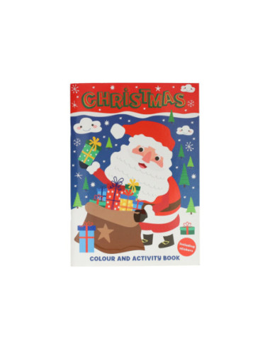 Kleur- en Activiteitenboek A4 Kerstmis