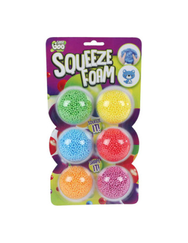 Super Goo foamputty met 6 kleuren...