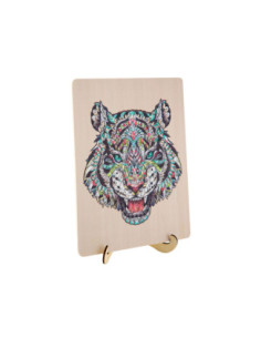 Unieke Houten Puzzel Tijger...