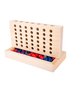 Houten Vier op een Rij-spel