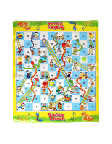 Snakes & Ludo Bordspel Dubbelzijdig