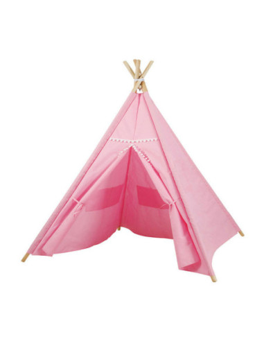 Luxe Tipitent Roze met Lichtjes 128cm