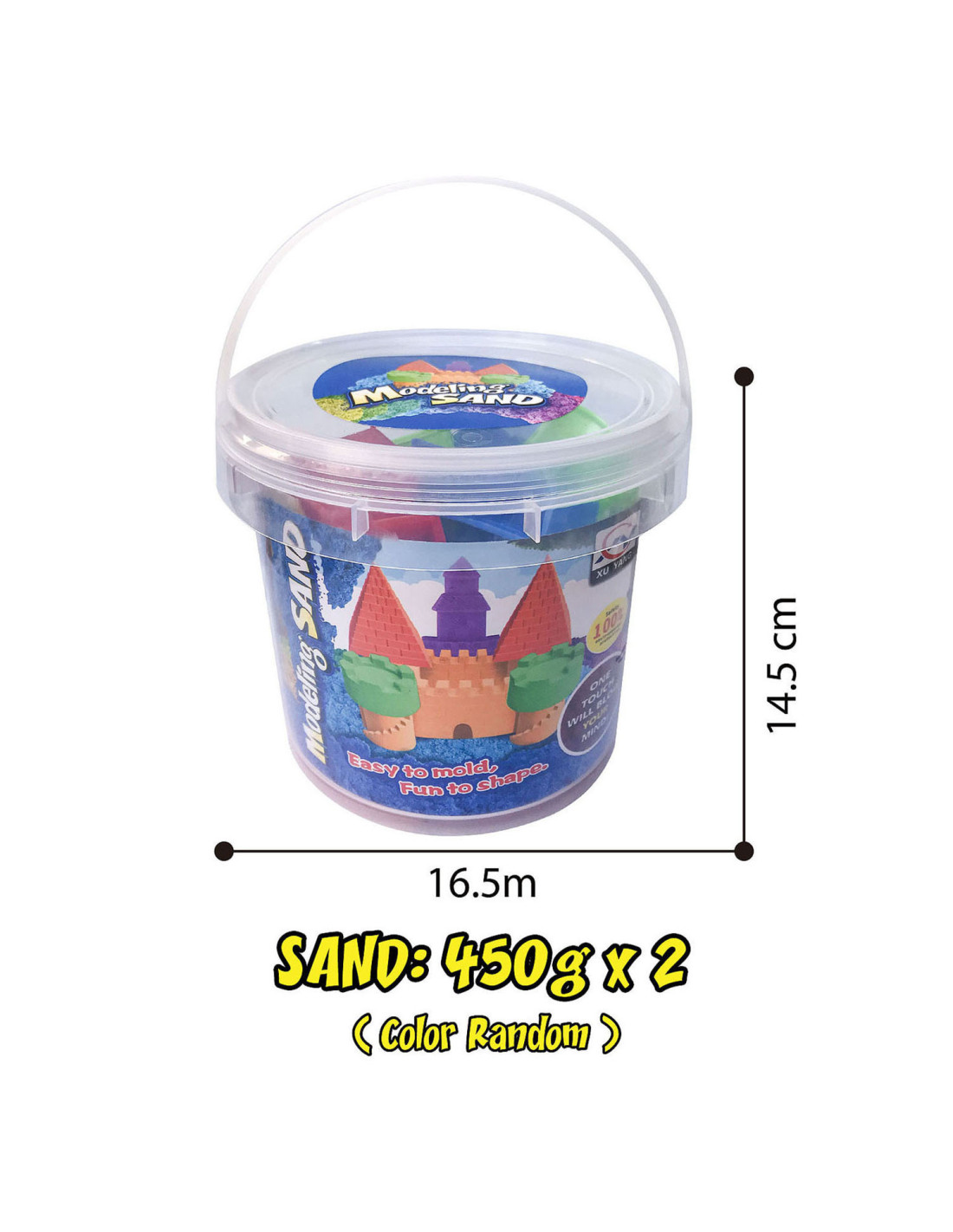 Vitality Zand in Opbergbox 900gr Vitality Zand in Opbergbox 900gr