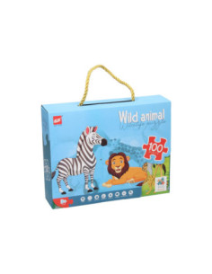 Legpuzzel Wilde Dieren 100st.