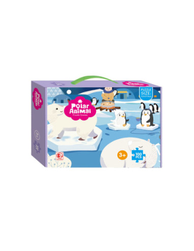 Kinder Legpuzzel Zuidpool 100st.