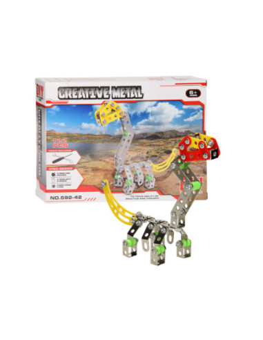 Constructieset Metaal Dino 122 dlg.