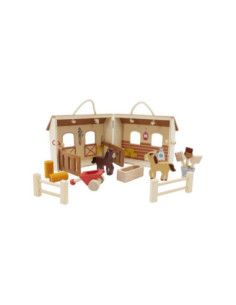 Houten Paardenstal Speelset...