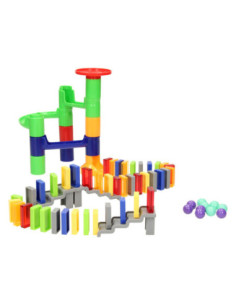 Knikkerbaan met Domino 66dlg.