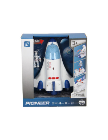 Frictie Ruimte Spaceshuttle met Licht...