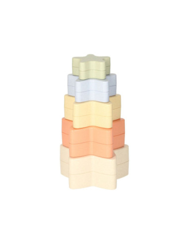 Peuter Stapeltoren Ster Pastel 5dlg.