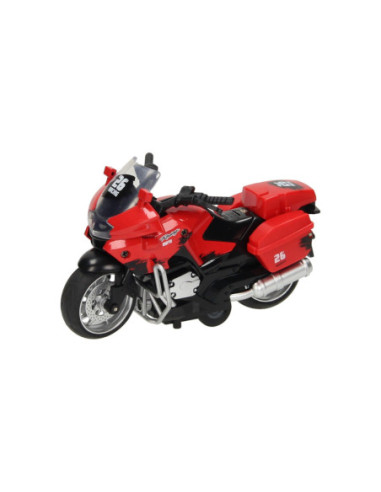 Pull-back Motor Rood met Licht en Geluid