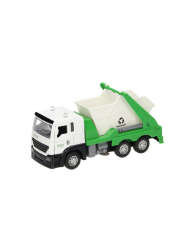 Truck met Afvalcontainer Licht & Geluid
