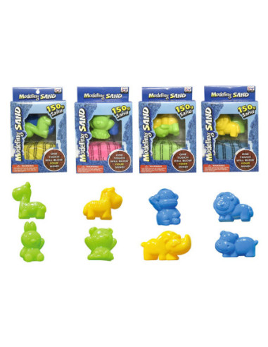 Speelzand 150gr met Dierenvormpjes