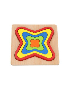 Houten Vormenpuzzel -...