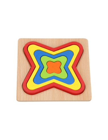 Houten Vormenpuzzel - Vlindervorm