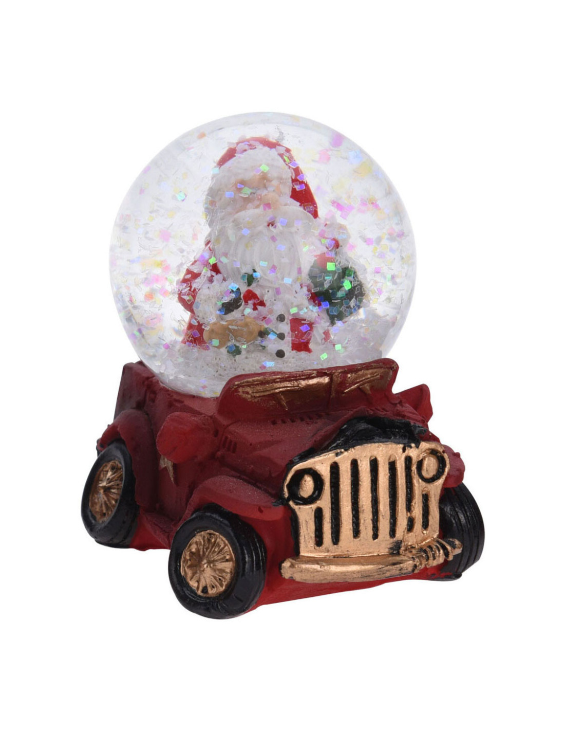 Waterbal Kerstfiguur in Auto 65cm Waterbal Kerstfiguur in Auto 65cm