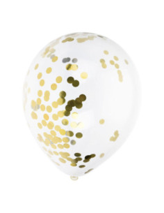 Ballonnen met Gouden Confetti
