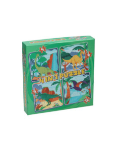 Legpuzzel 4in1 - Dino 12st.