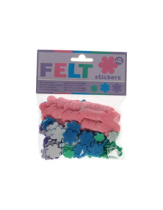 Viltstickers - Bloemen 200st.