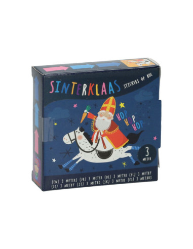 Sinterklaasstickers op Rol 3 meter