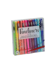 Fineliners in Luxe Opberbox...