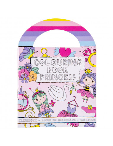 Kleurboek Met Stickers Prinses 24st.
